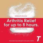 Tylenol 8HR Arthritis Pain Relief Caplets, Fast, Strong Pain Relief, 650 mg Acetaminophen for Minor Arthritis & Joint Pain, Fever Reducer, Extended Release, Won't Irritate Stomach, 100 Count