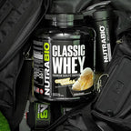 NutraBio Classic Whey Protein Powder- 25G of Protein Per Scoop - Full-Spectrum Amino Acid Profile - No Fillers, Artificial Colors, Preservatives - Low Glycemic Index - Creamy Vanilla, 5 Pounds