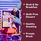 Magic Spoon Treats - 16 High Protein Bars: 8 Salted Caramel & 8 Smores - High Protein Gluten Free Snack - Sugar & Gluten Free Protein Cereal Bar - Low Carb, Keto Friendly - Healthy Snacks