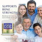 Umeken Mineral L-Cal Calcium with Vitamin D3, 6 Month Supply, Water Soluble Ball Format with Magnesium & Minerals, Fast Absorbing Calcium Magnesium D3 Supplement, 3,600 Balls, 360g, Pack of 1