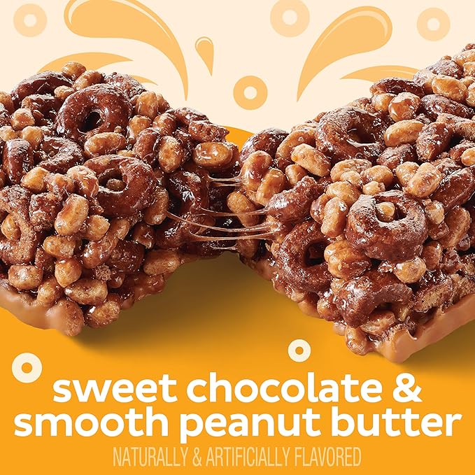 Cheerios Protein Chewy Bars, Snack Bars, Chocolate Peanut Butter, 5 Ct, 6.35 oz