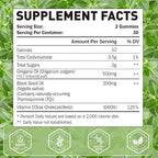 Oregano Oil Gummies, 3-in-1 Oil of Oregano with Black Seed Oil Gummies, Organic Oregano Chewable Supplements with Vitamin D3-60 Counts