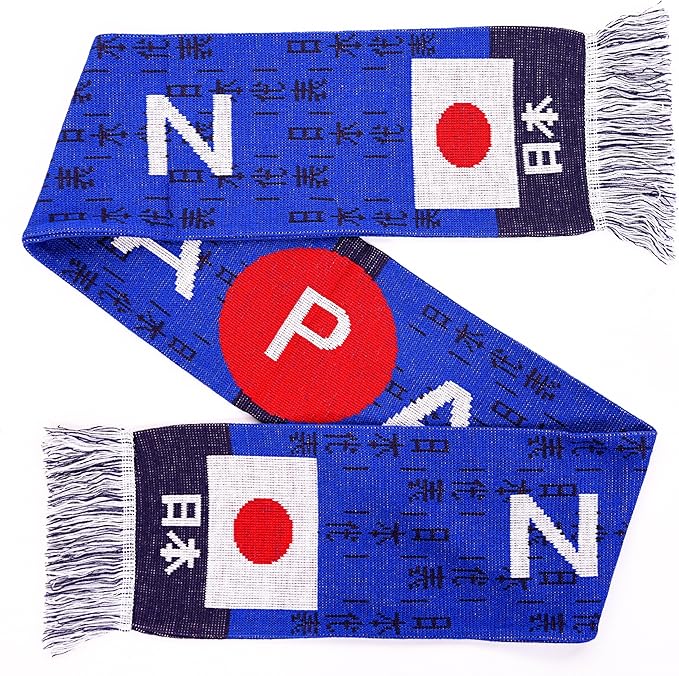 Japan Nippon Soccer Knit Scarf