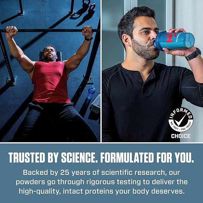 Dymatize ISO100 Whey Protein Powder Isolate, Chocolate Peanut Butter, 25g of Protein, 5 Pound, 5.5g BCAAs, Less Than 120 Cal., Gluten Free, 1g Fat, 1g Sugar, 2g Carb (71 Servings)