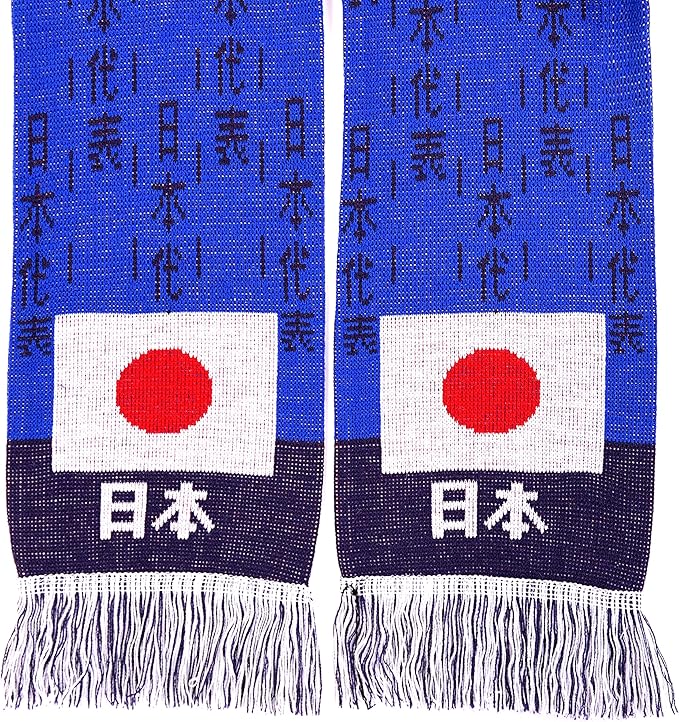 Japan Nippon Soccer Knit Scarf